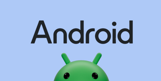 Android logo with green Android mascot.