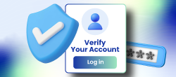 Account verification and secure login at online casinos in Canada with a shield icon for player protection.