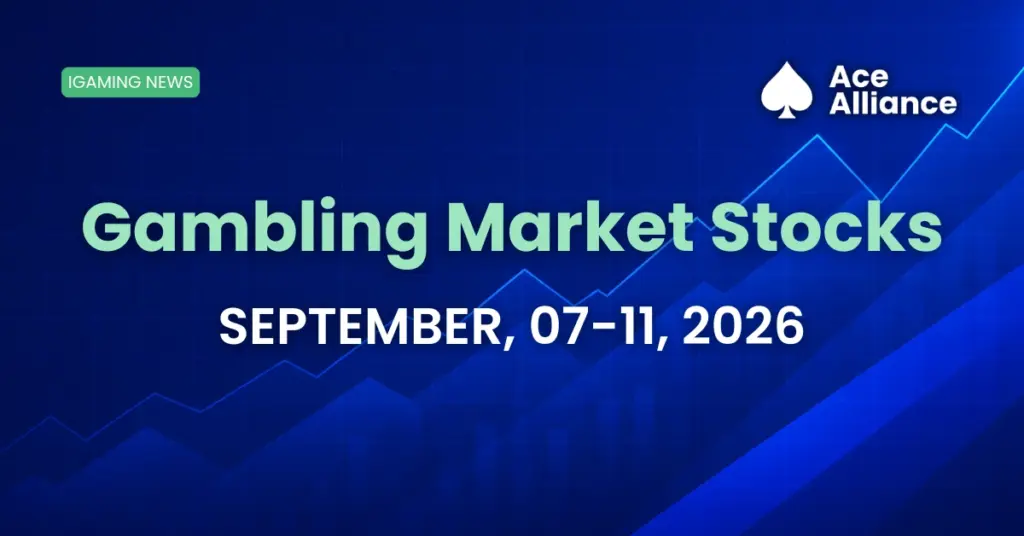 Ace Alliance Weekly iGaming Stock Snapshot, September 7–11, 2026.
