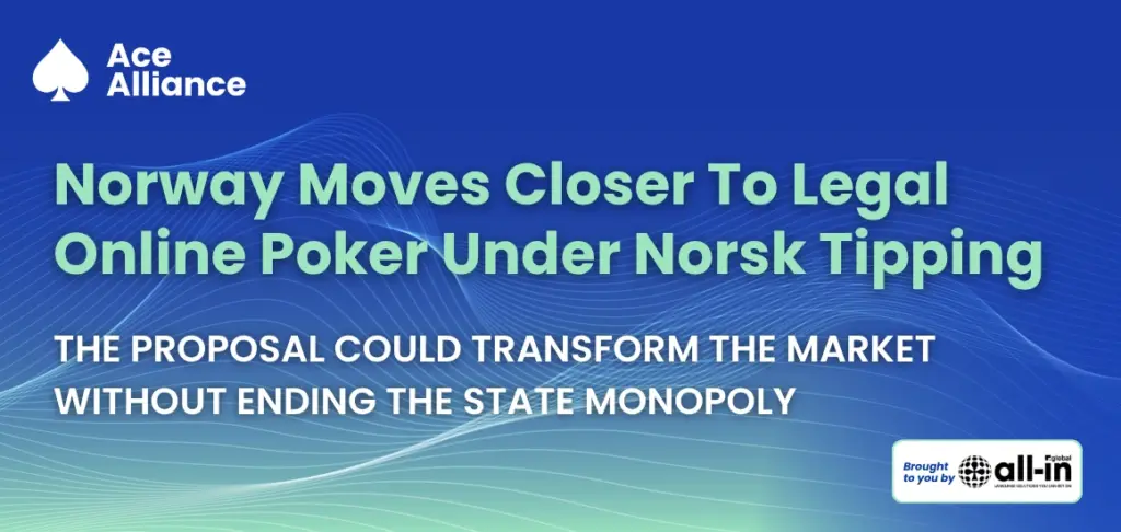 Norway online poker proposal under Norsk Tipping’s state gambling monopoly