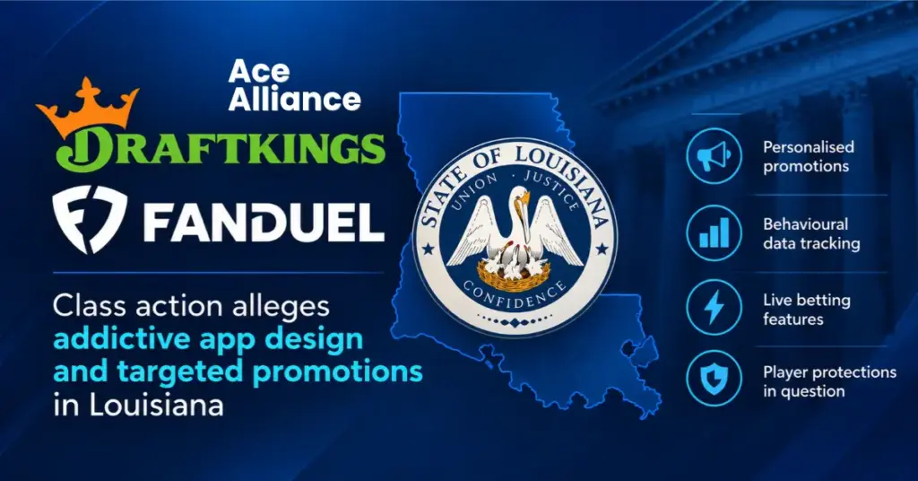 Louisiana class action questions sportsbook app design, targeted promotions and player protection.
