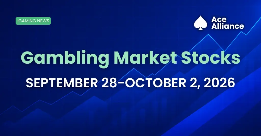 Ace Alliance Weekly iGaming Stock Snapshot, September 28–October 2, 2026.
