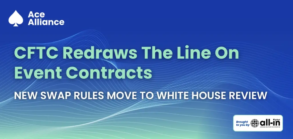 CFTC event contract cover image highlighting new swap rules moving to White House review