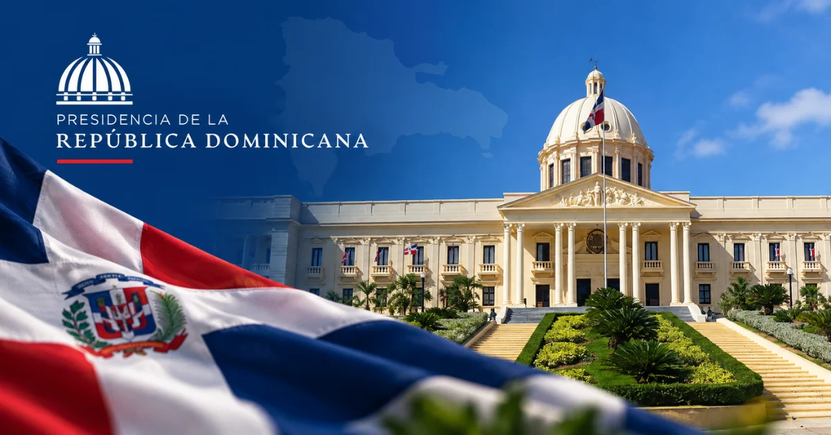 Dominican Republic government headquarters and national flag representing the appointment of Quico Tabar as interim head of the new gambling regulator.
