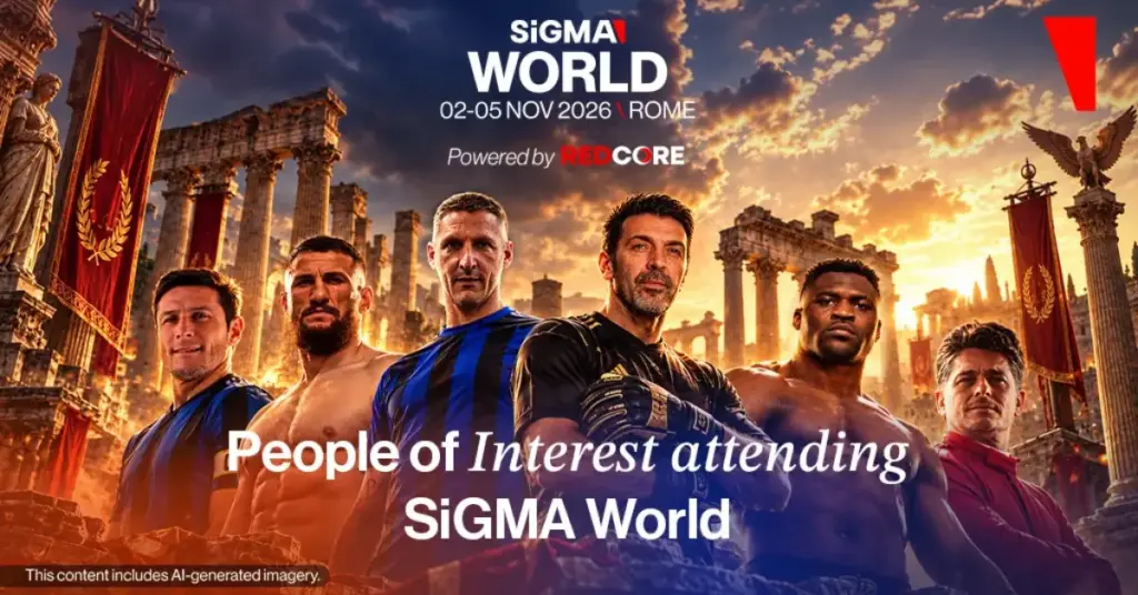 Football legends and combat sports champions headline SiGMA World 2026 in Rome, 2–5 November.