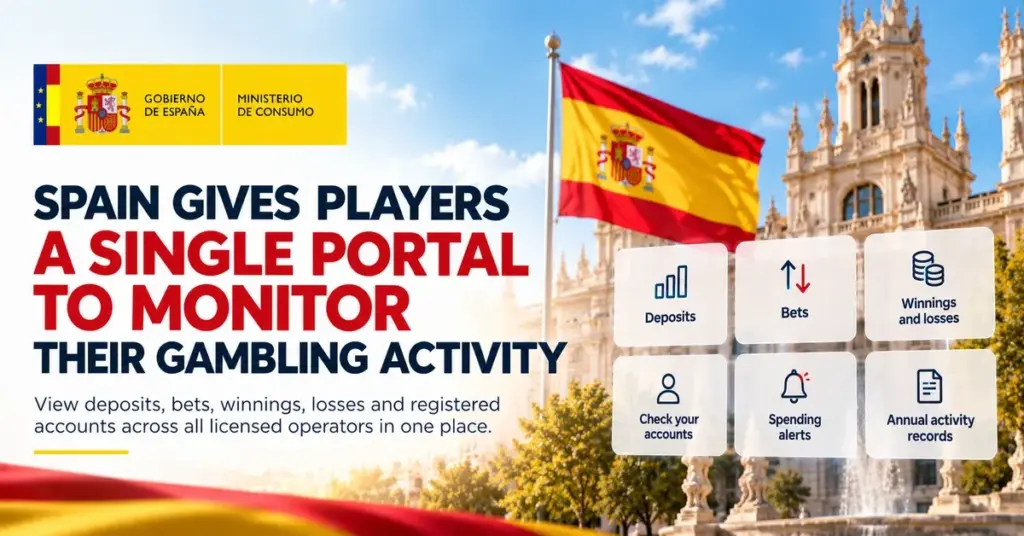 Spanish government unveils Player Portal for deposits, winnings, losses and spending alerts.